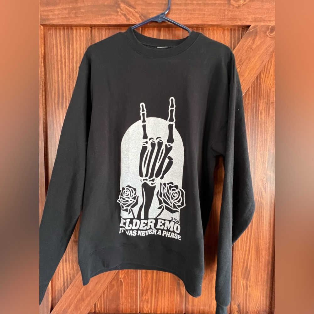 Elder Emo “It Was Never A Phase” Crewneck Sweatshirt